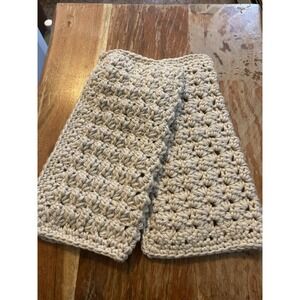 Handmade 100% Cotton Spa Facecloth Wash Cloth M-Parchment, 9"x9" Gift